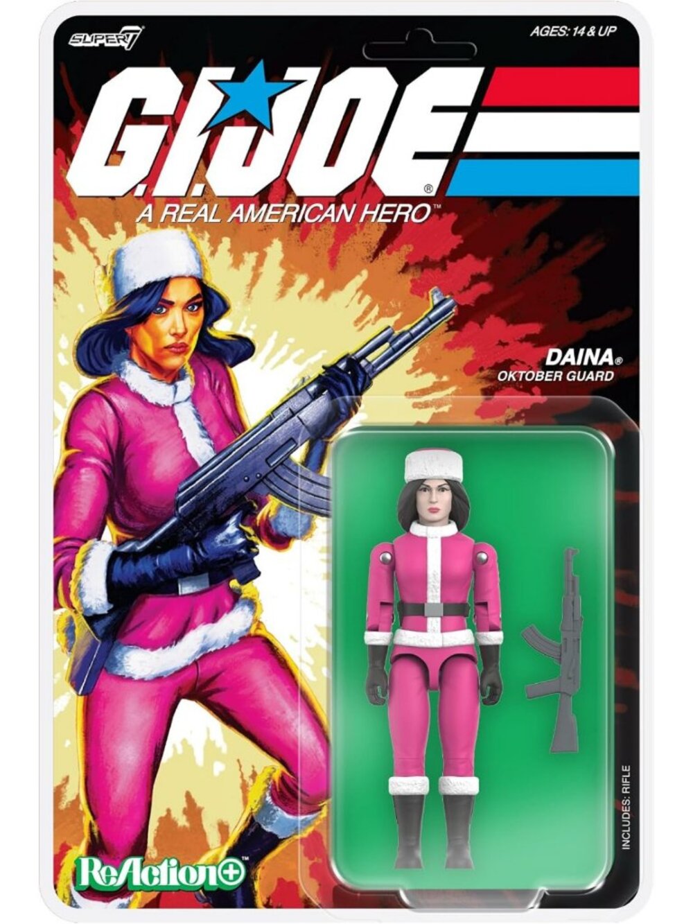 Retro 4" Action Figure - Classic Cartoon Collectible with Accessories - G.I. Joe